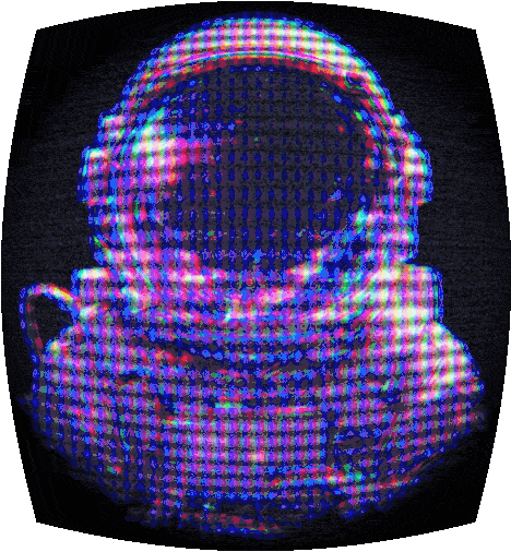 Astronaut Glitch Art
